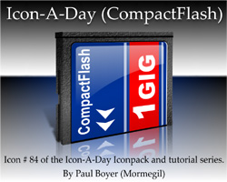 Icon-A-Day # 84 (CompactFlash)
