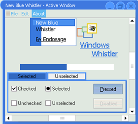 New Blue Whistler