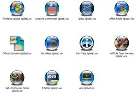 Misc Apps 6 Icons (Globe)