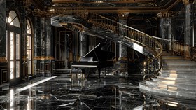 Piano in the Foyer