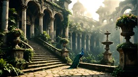 a ruined palace