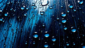 blue rain