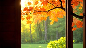 An open window