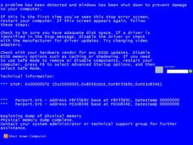 Bluescreen of Death