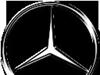 Mercedes-Benz star car logo silver