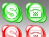 Skype Messenger Dock Icons