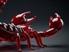 Red Glass Scorpion