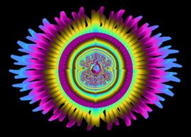 Colored Feathers
