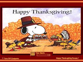 Happy Thanksgiving Snoopy