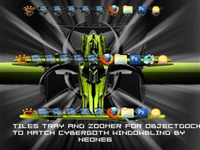 Cybergoth tiles, trays and Zoomer