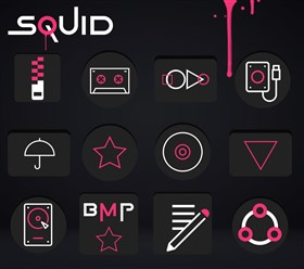 Squid Icon pack