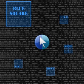 blue square