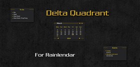 Delta Quadrant for Rainlendar
