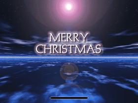 Merry Christmas - blue