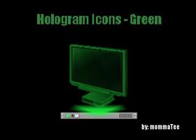 Hologram Icons - Green