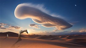 Desert ghost cloud