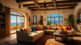 Spanish Med Living Room