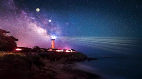 Rocky Shore Lighthouse