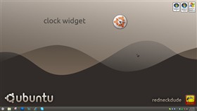 ubuntu 11 clock widget