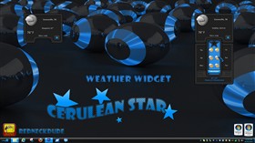 Cerulean Star Weather Widget