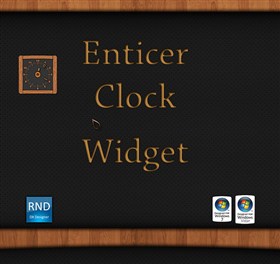 Enticer Clock Widget