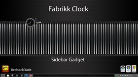 Fabrikk Clock Sidebar Gadget