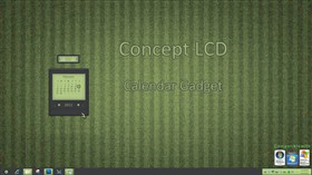 Concept LCD Calendar Gadget