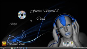 Future Sound 3 Clock Gadget