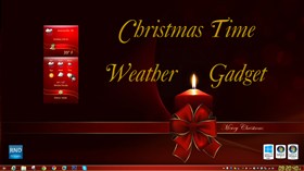 Christmas Time Weather Gadget