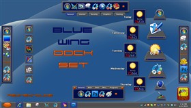 Blue Wing Dock Set