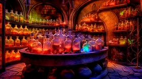 4K Wizards Potion Room