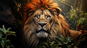 4K Lion Look