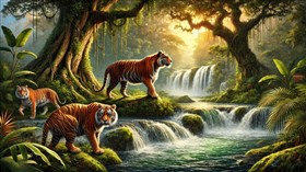 4K Tiger River