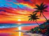 4K Painted Beach