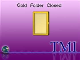 Gold Closed Folder