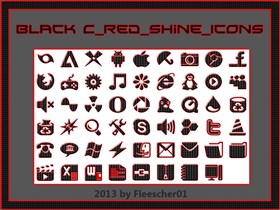 Black C_red_Shine_Icons