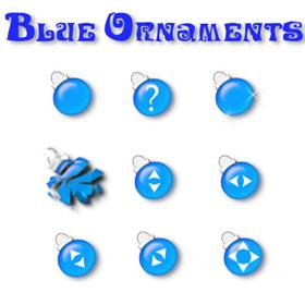 Blue Ornaments