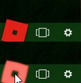 Roblox themed start button