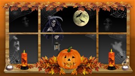 Halloween Window LV