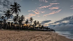 Beach Sunset in Dominican Republic