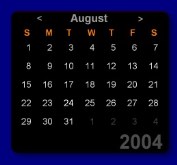 Template Calendar