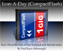 Icon-A-Day # 84 (CompactFlash)