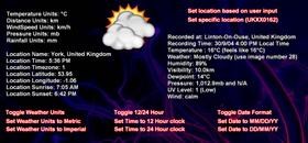 Base Weather for CUI