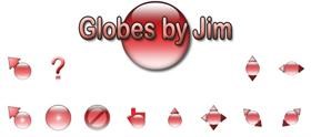 Globes by Jim - Red