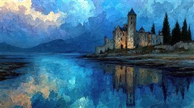 McClaren Castle in Oil