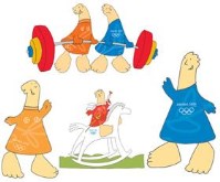 athens 2004 mascots