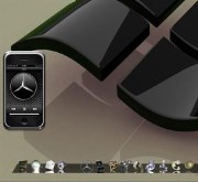 Mercedes Benz - Rotating Chromium Star