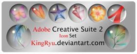 Adobe Creative Suite 2 Glass Orbs