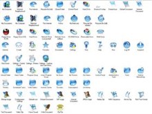 77 blue icons