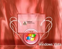 Windows Red Vista Logon